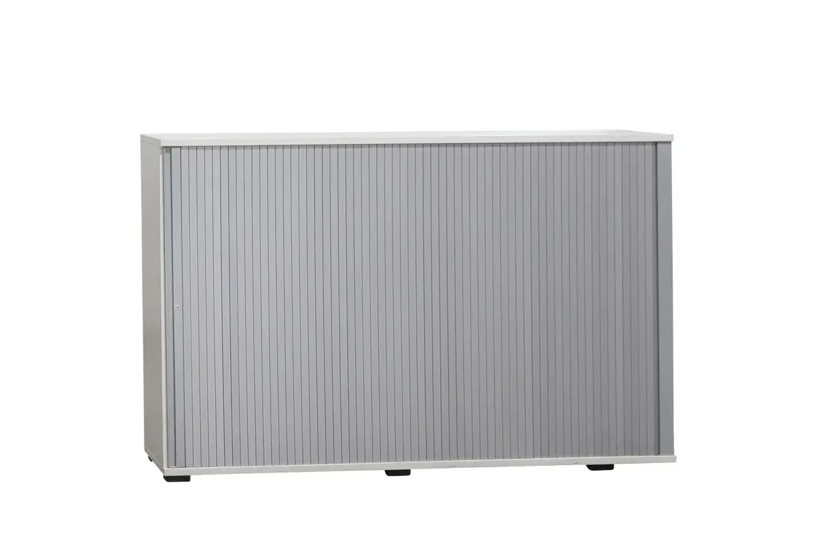 Haworth® Sideboard Vados 3 OH / Weiß / Silbergrau