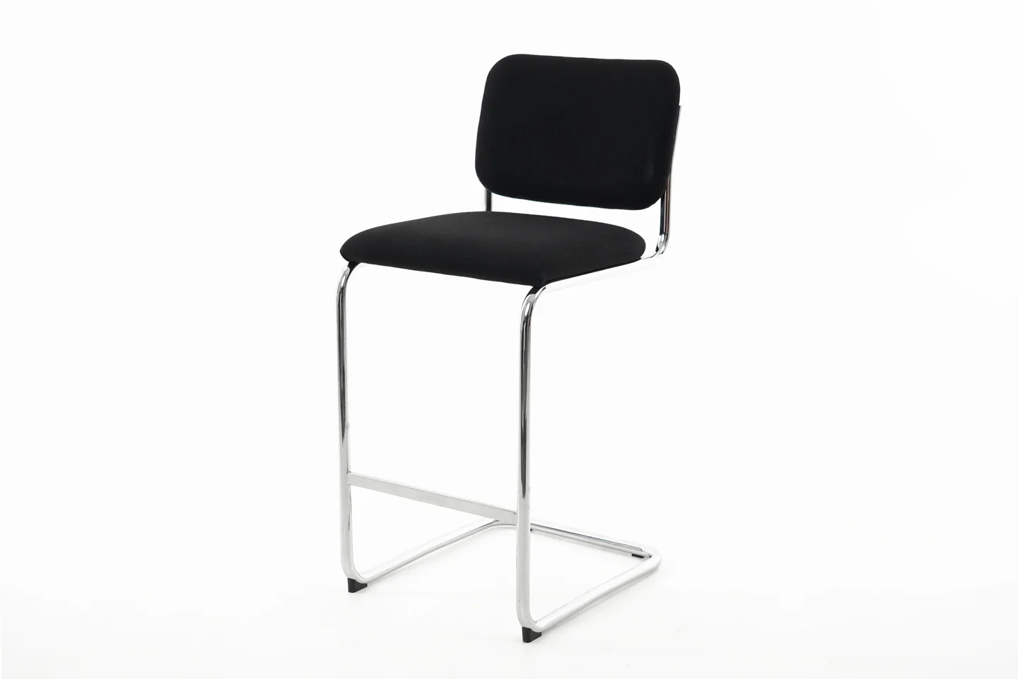 Knoll International Cesca Barhocker Stoff / Schwarz