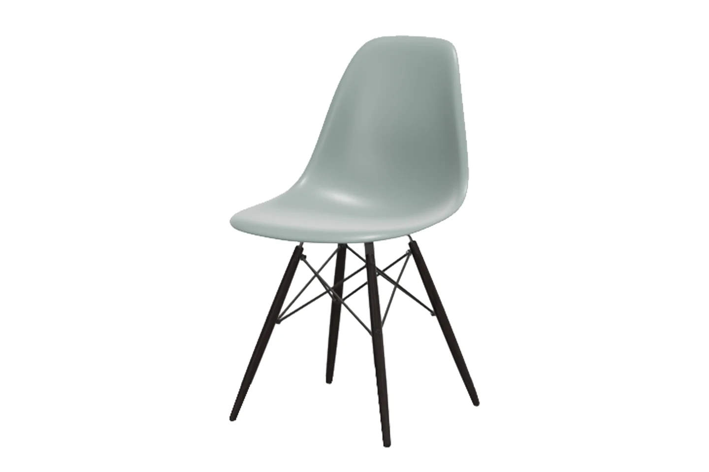 Vitra Eames Plastic Side Chair DSW Stuhl / Hellgrau
