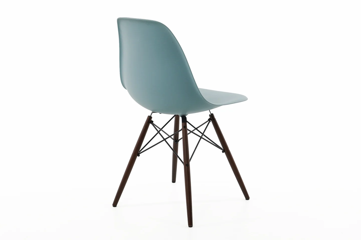 Vitra Eames Plastic Side Chair DSW Stuhl / Blau / Grau