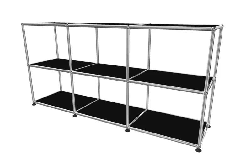 USM Haller Regal / Bücherregal in Breite 150 cm x Tiefe 35 cm