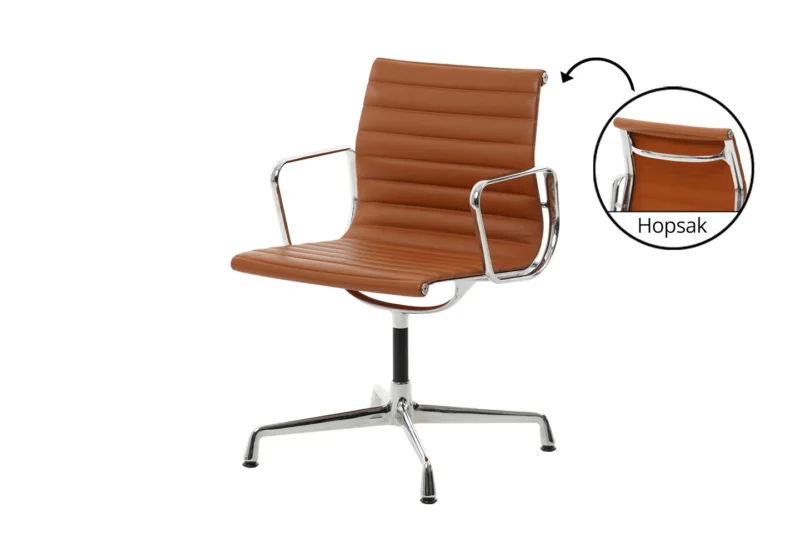 Vitra EA 107 Leder / Cognac *nicht drehbar*