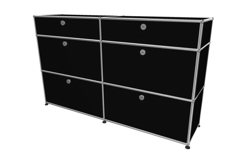 USM Haller Sideboard Graphitschwarz RAL 9011