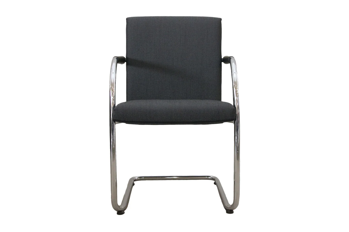 Vitra VisaSoft Freischwinger Stoff / Grau *nicht stapelbar*