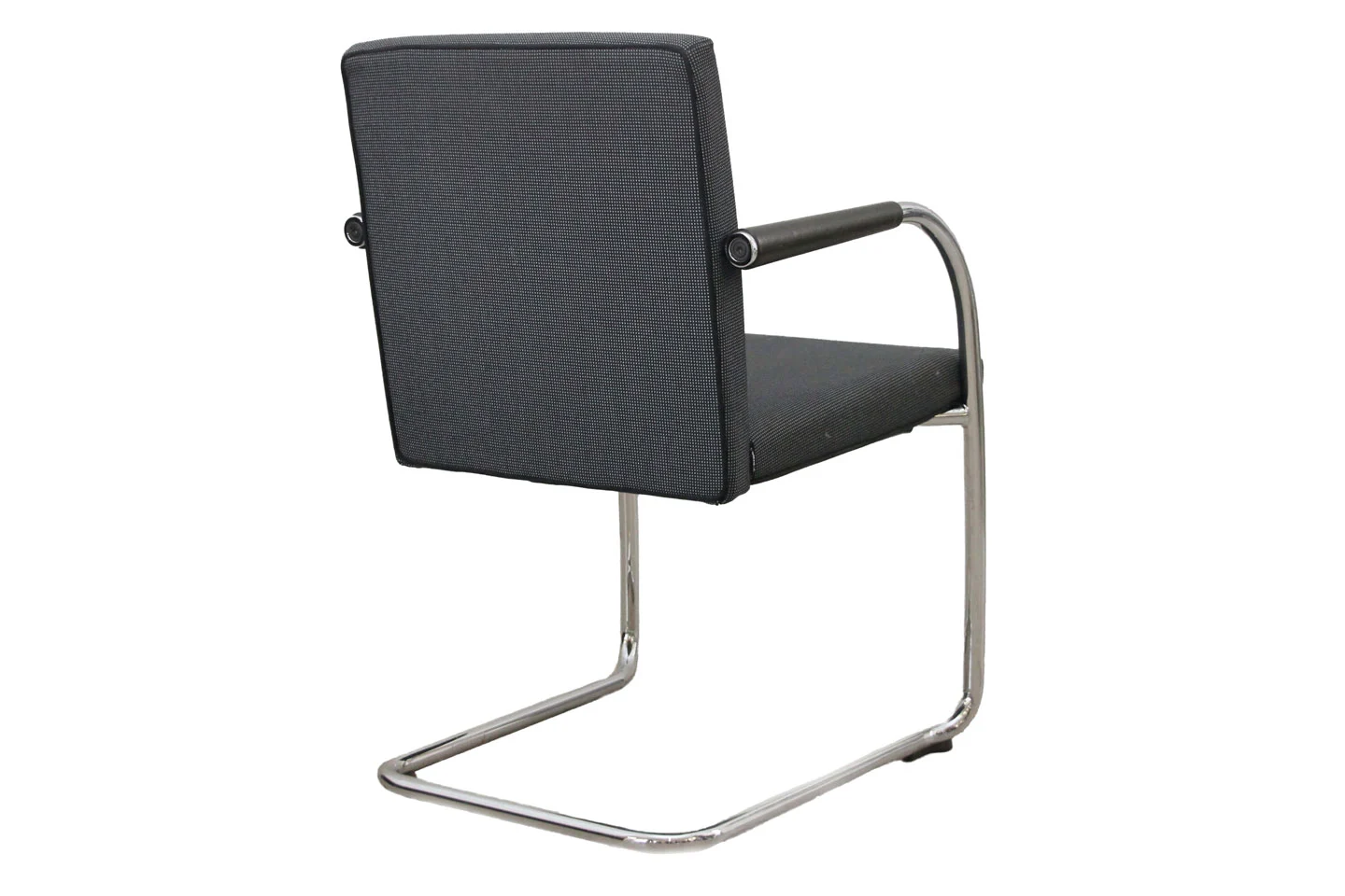 Vitra VisaSoft Freischwinger Stoff / Grau *nicht stapelbar*