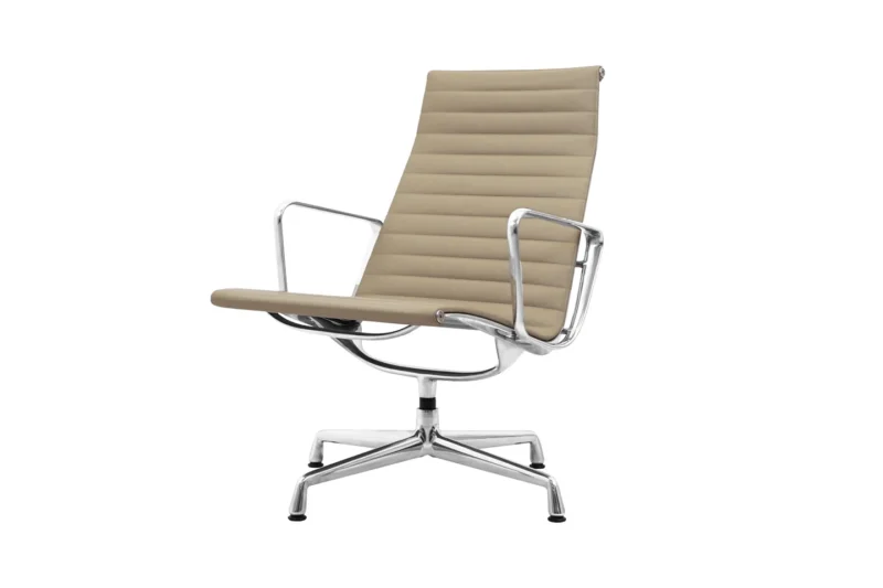 Vitra EA 116 Leder / Beige *drehbar*
