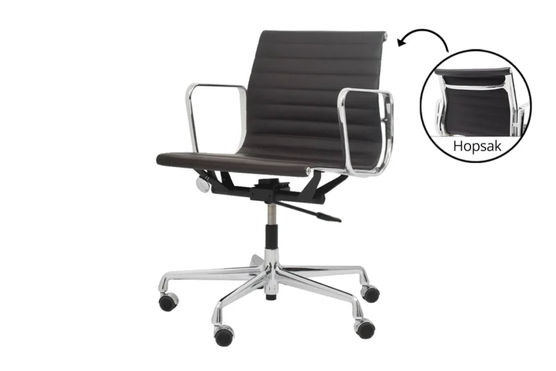 Vitra EA 117 Leder / Dunkelgrau