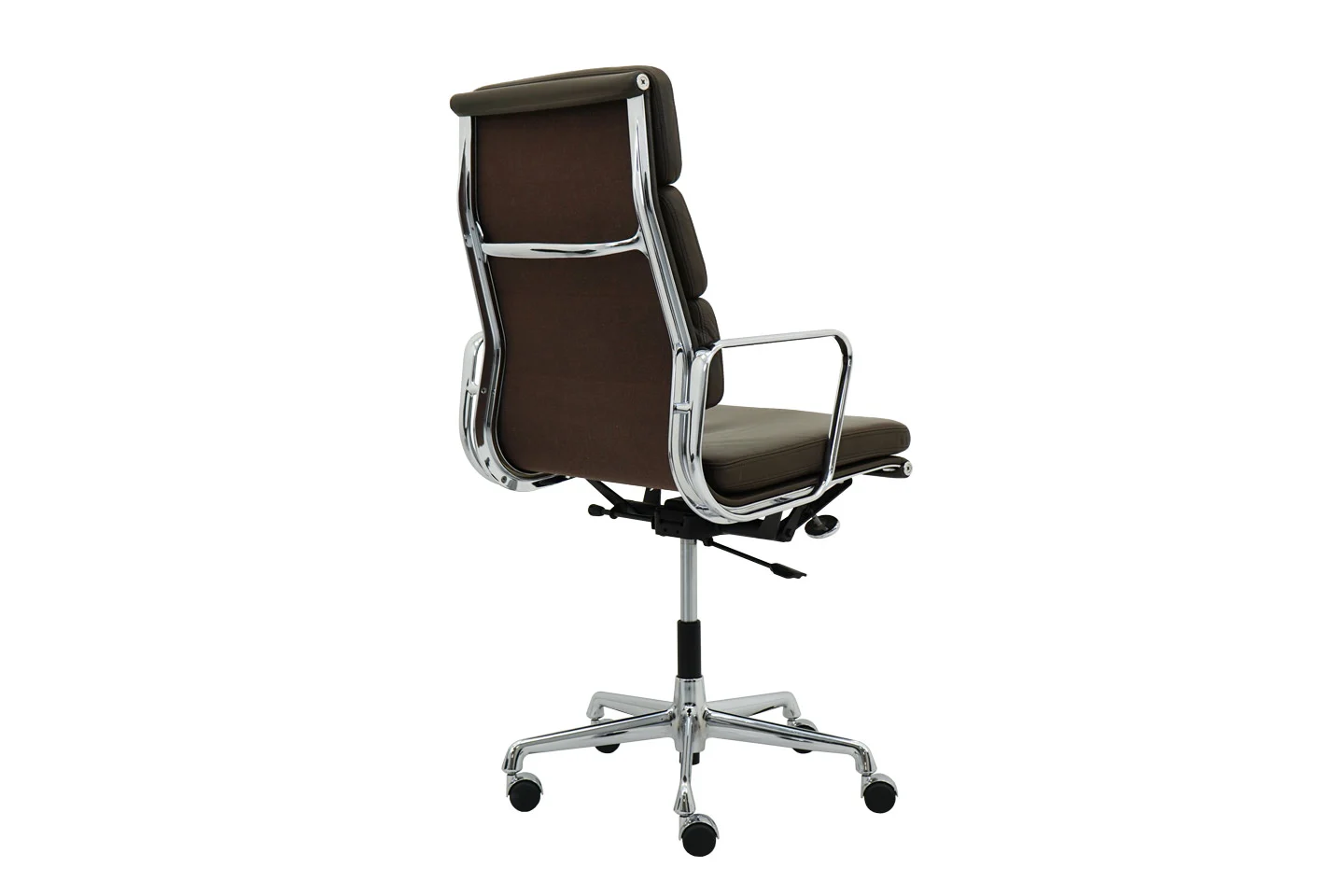 Vitra EA 219 Leder / Braun *mit arret. Wippfunktion*