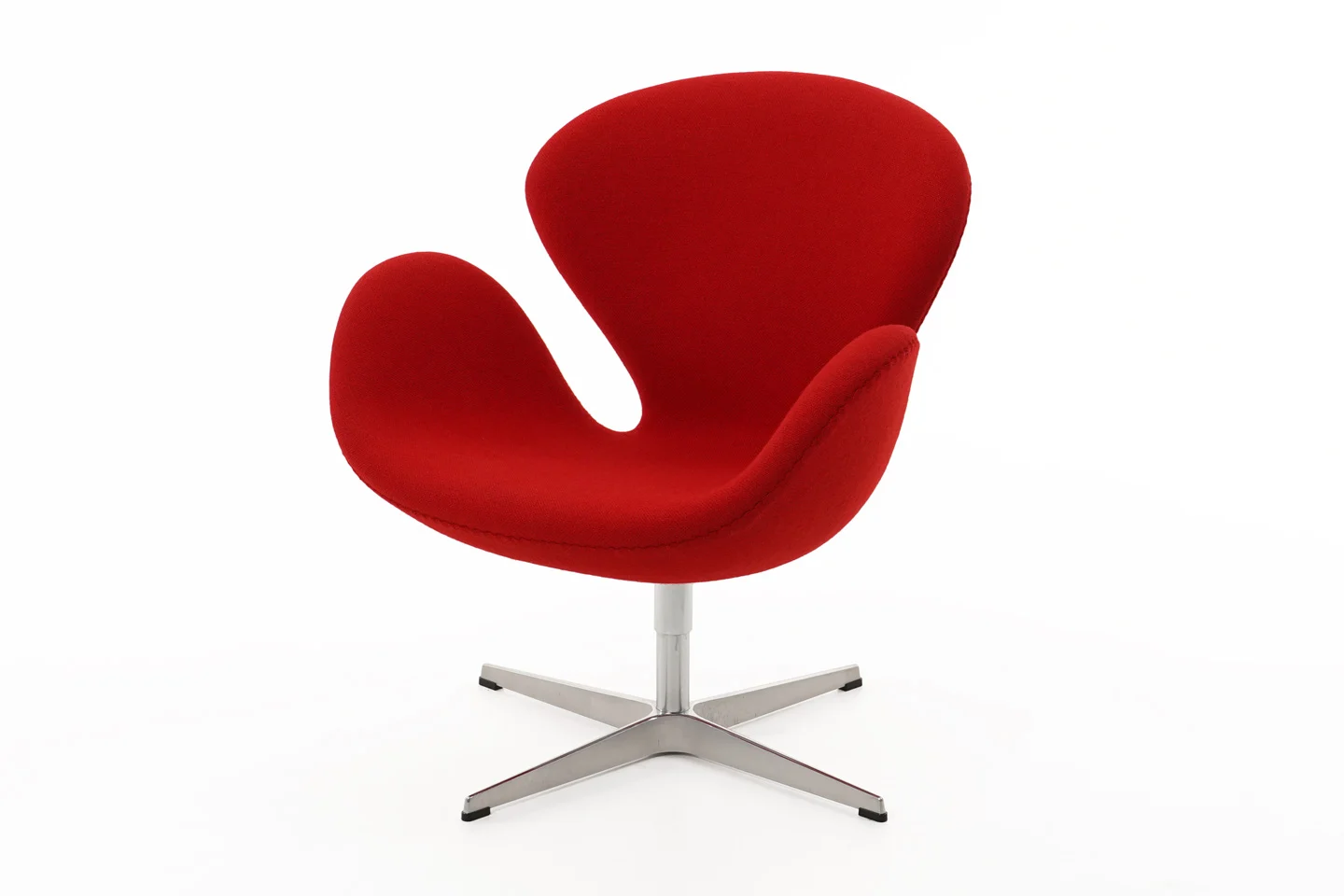 Fritz Hansen Swan Sessel Stoff / Rot