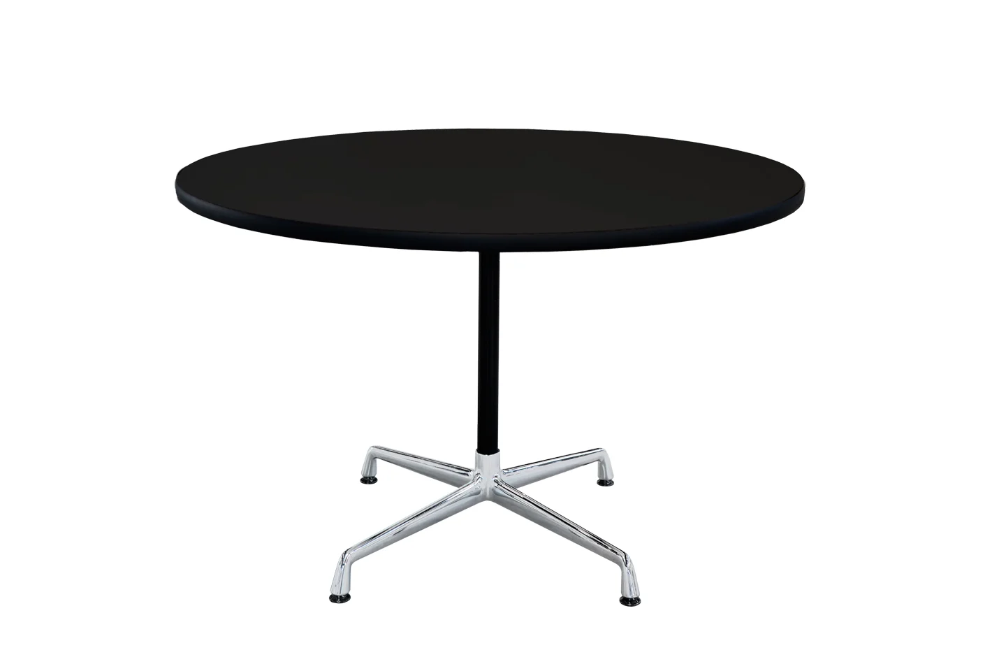 Vitra Contract Table Besprechungstisch Kunstharz / Schwarz Ø 110 cm – Bild 1