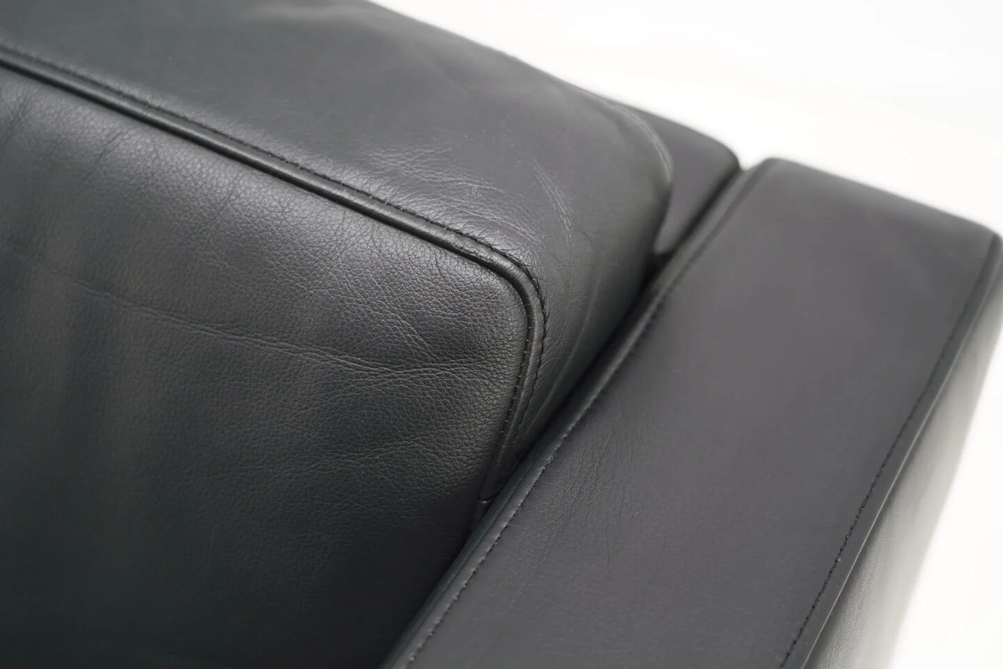 Walter Knoll Sofa Foster 500 2,5 Sitzer Leder / Dunkelgrau