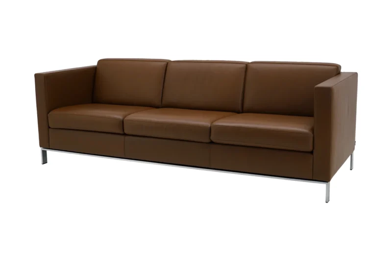 Walter Knoll Sofa Foster 500 3-Sitzer Leder / Braun