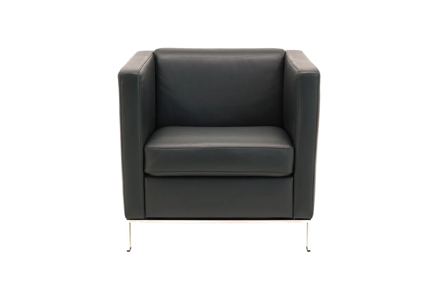 Walter Knoll Sessel Foster 501 Leder / Dunkelgrau