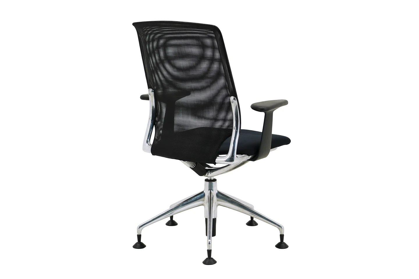 Vitra Meda Chair Besucherstuhl Netz / Schwarz