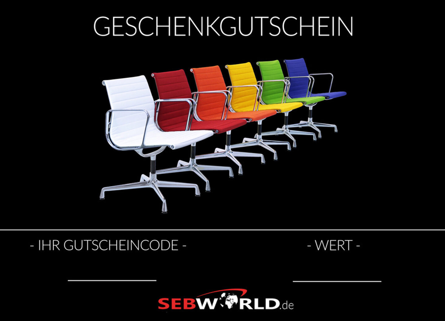 Sebworld Gutschein – frei wählbarer Wert & verschiedene Motive